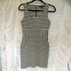 Forever 21 Striped Sleeveless Bodycon Dress